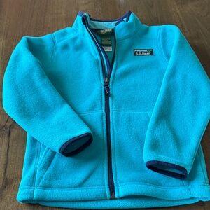 L.L.Bean Bright Teal Fleece Jacket